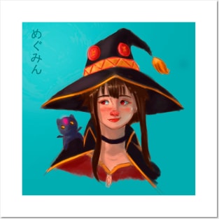 Megumin Posters and Art